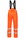 Portwest S780 Orange Bizflame Rain Unlined Hi-Vis Antistatic FR Trousers