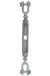 3/4" x 12" Galvanised Jaw/Jaw Turnbuckle WLL:2.36tonne