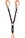 Heightec LE2TS FLEXOR Elasticated Twin Lanyard c/w Scaffold Hooks