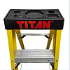 Titan Fibreglass Swingback Step Ladder