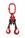 Special Offer 4.25 tonne 2 Leg x 6mtr EWL Chainsling, Adjustable & c/w Latch Hooks