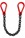1.5tonne Single Leg Reevable Collar Chain