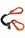 SQUIDS 3166 0.9kg Coil Tool Lanyard Dual Carabiners