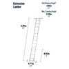 Multi-Purpose Ladder 12 in 1 with Platform