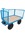 1tonne Heavy Duty Site Trolley c/w Pneumatic Tyres  and Removable Mesh Sides