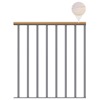 Classic Landing Banister - Pearl Grey