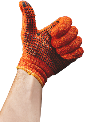 Tradesman giving thumbs up